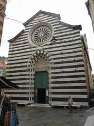 Front of the Chiesa di San Giovanni Battista church at Monterosso al Mare