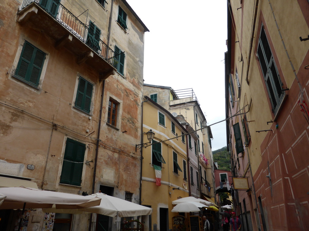 The Via Vittorio Emanuele street at Monterosso al Mare