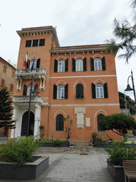 The Town Hall of Monterosso al Mare at the Piazza Garibaldi square