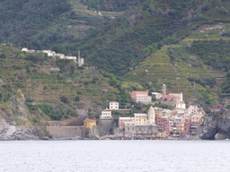 Vernazza, viewed from the ferry from Monterosso al Mare