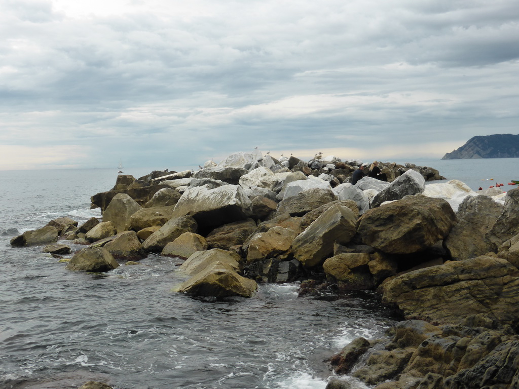 The pier of Riomaggiore