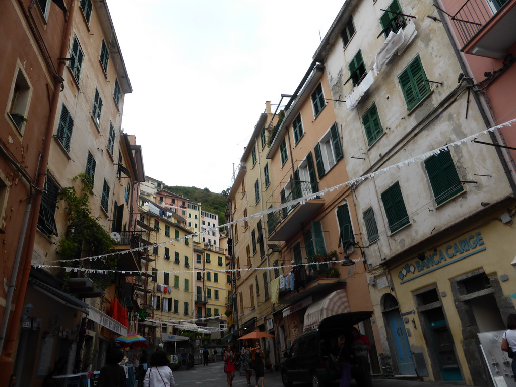 The Via Colombo street at Riomaggiore
