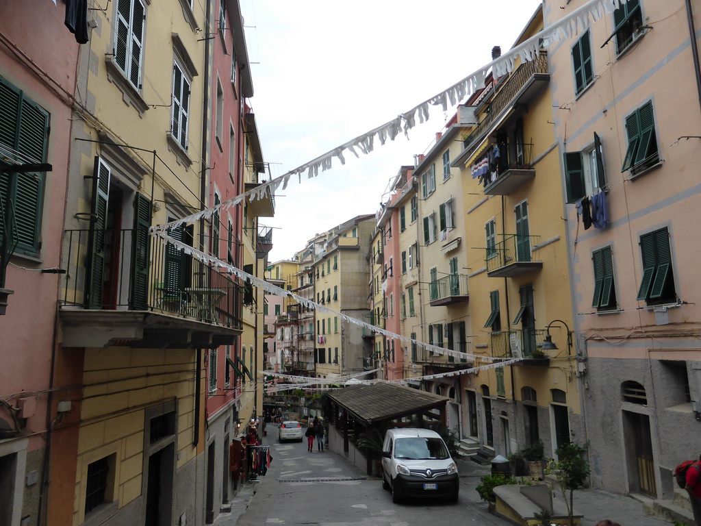 The Via Colombo street at Riomaggiore