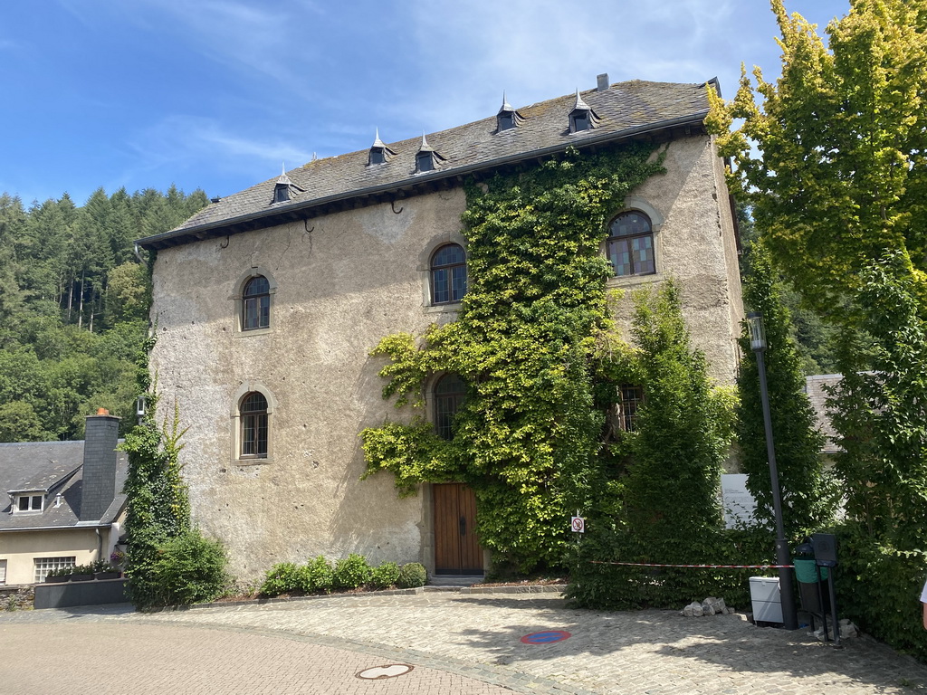 Building at the east side of Clervaux Castle at the Montée du Château street