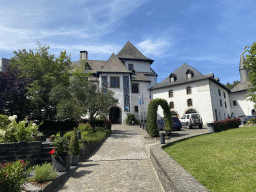 Front of Clervaux Castle at the Montée du Château street