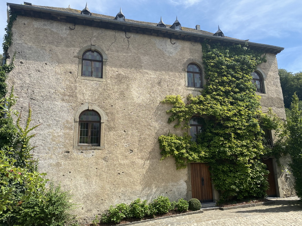 Building at the east side of Clervaux Castle at the Montée du Château street