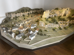 Scale model of the Larochette Castle at the Museum of Models of the Castles and Palaces of Luxembourg at Clervaux Castle