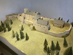 Scale model of the Schuttbourg Castle at the Museum of Models of the Castles and Palaces of Luxembourg at Clervaux Castle