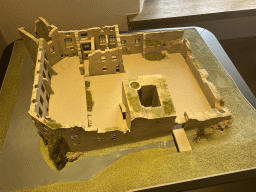 Scale model of the Koerich Castle at the Museum of Models of the Castles and Palaces of Luxembourg at Clervaux Castle