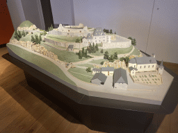Scale model of the Stolzembourg Castle at the Museum of Models of the Castles and Palaces of Luxembourg at Clervaux Castle