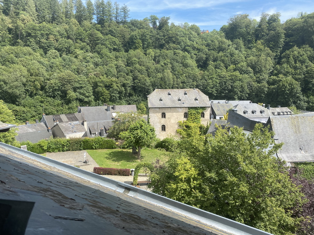 The town center, viewed from the Museum of Models of the Castles and Palaces of Luxembourg at Clervaux Castle