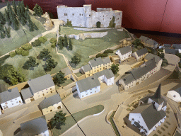 Scale model of the Septfontaines Castle at the Museum of Models of the Castles and Palaces of Luxembourg at Clervaux Castle