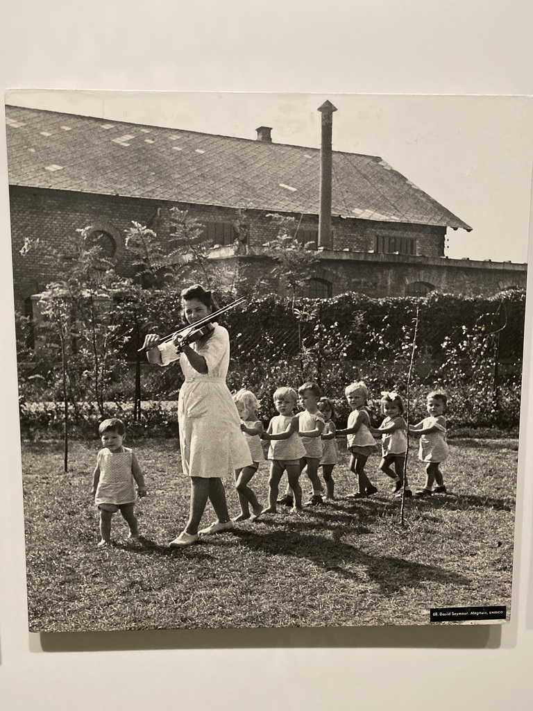 Photograph at the Family of Man exhibition at Clervaux Castle