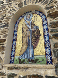 Mosaic at the left front of the Church of Clervaux