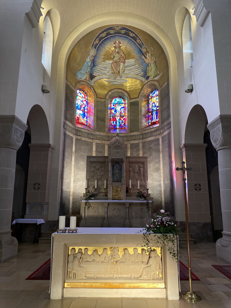 Apse and altar of the Church of Clervaux