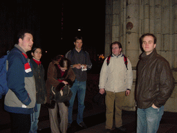 Remco, Ana, Nardy, Tim, Erik and Rob in the Cologne Cathedral