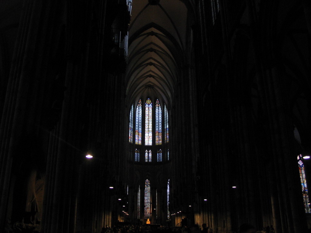 Nave and apse of the Cologne Cathedral