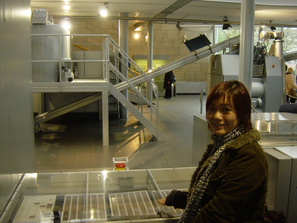 Miaomiao at the Chocolate Museum