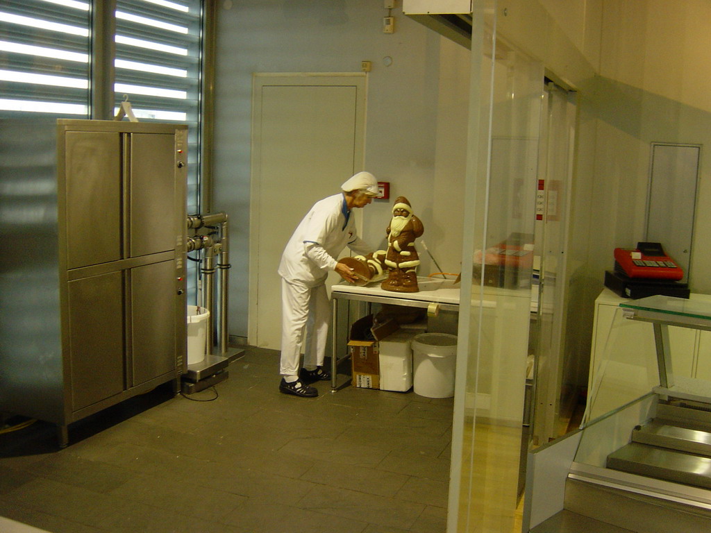 Chocolate maker in the Chocolate Museum