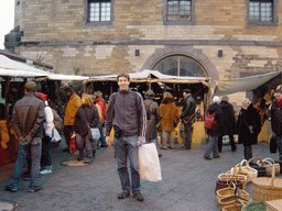 Tim at the Medieval Market near the Chocolate Museum