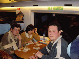Erik, Remco and Erik in the ICE train from Cologne to Arnhem