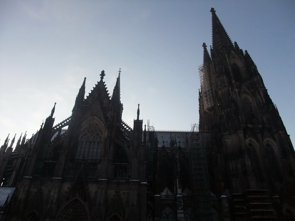 The north side of the Cologne Cathedral (Kölner Dom)