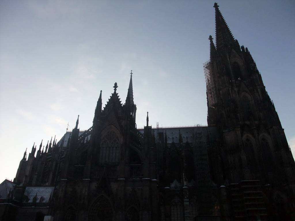 The north side of the Cologne Cathedral
