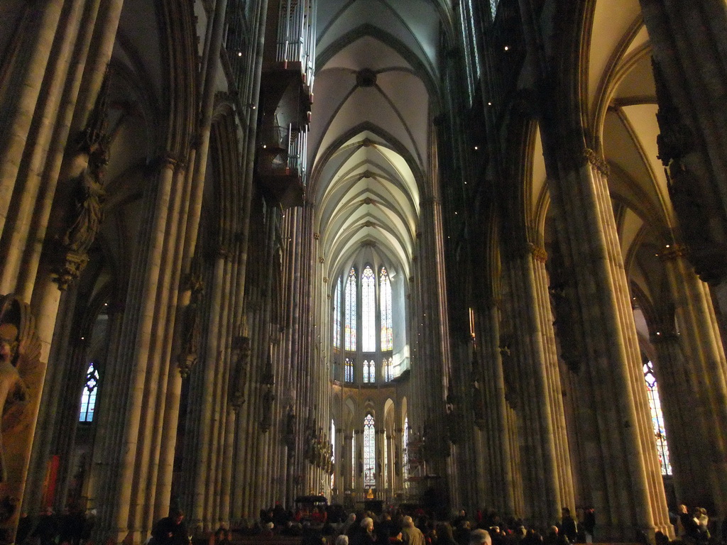 The nave and apse of the Cologne Cathedral