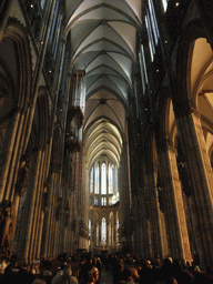The nave and apse of the Cologne Cathedral