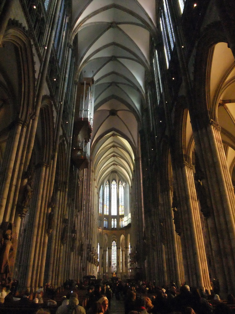 The nave and apse of the Cologne Cathedral