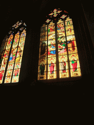 Miaomiao at the Pentecost Window and the Lamentation Window in the Cologne Cathedral