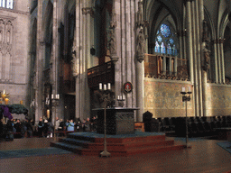 The altar at the transept of the Cologne Cathedral