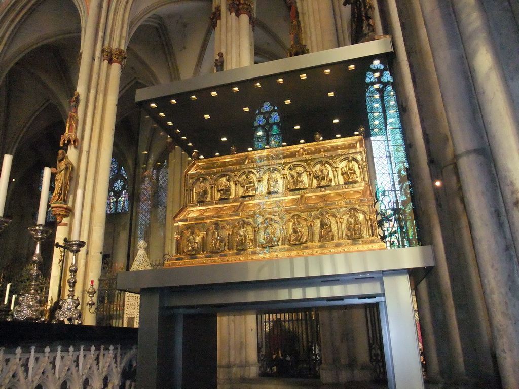 The Shrine of the Three Holy Kings in the Cologne Cathedral