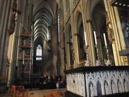 Nave, choir and altar of the Cologne Cathedral
