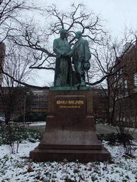 Statue of Adolf Kolping at the Kolpingplatz square