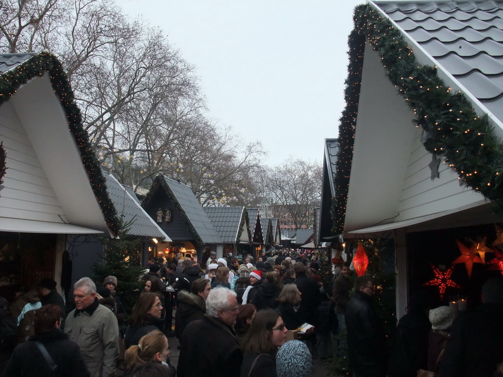 Christmas Market at Neumarkt square