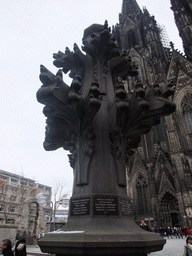 Model of the Finial of the Cathedral Towers, and the front of the Cologne Cathedral