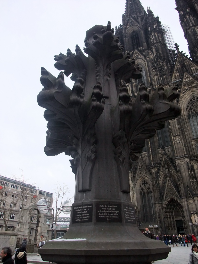 Model of the Finial of the Cathedral Towers, and the front of the Cologne Cathedral