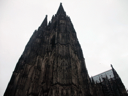 The southwest side of the Cologne Cathedral