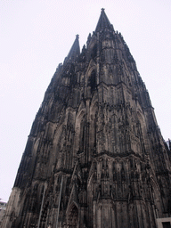 The southwest side of the Cologne Cathedral