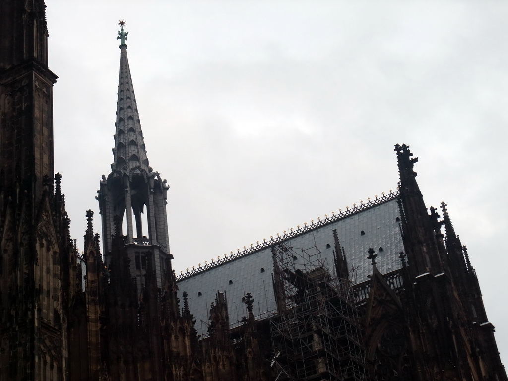 Spire at the southeast side of the Cologne Cathedral