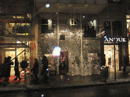 DOM Christian Koban shop at the Ehrenstraße street, by night