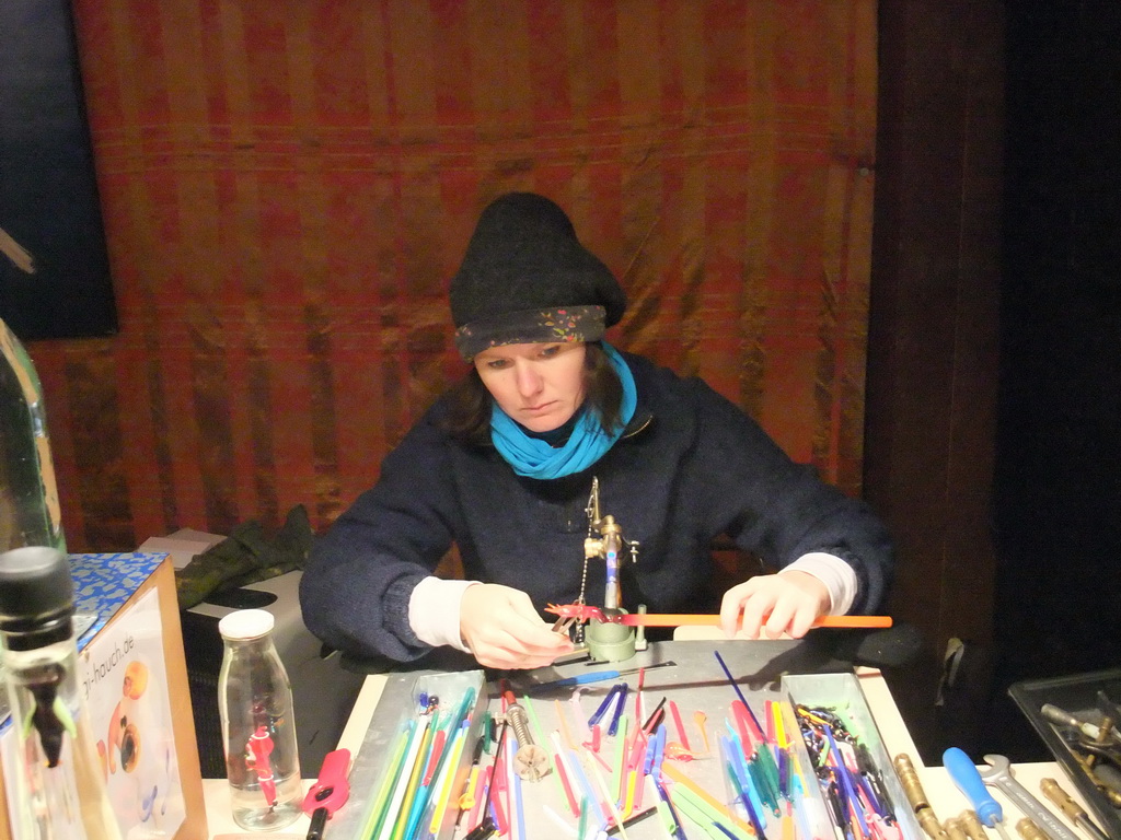 Glassmaker at the Cologne Christmas Market