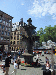 Copy of one of the tower peaks of the Cologne Cathedral, at the Domplatte square