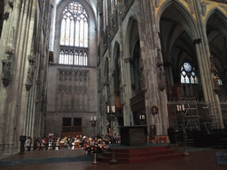 Altar and left transept of the Cologne Cathedral