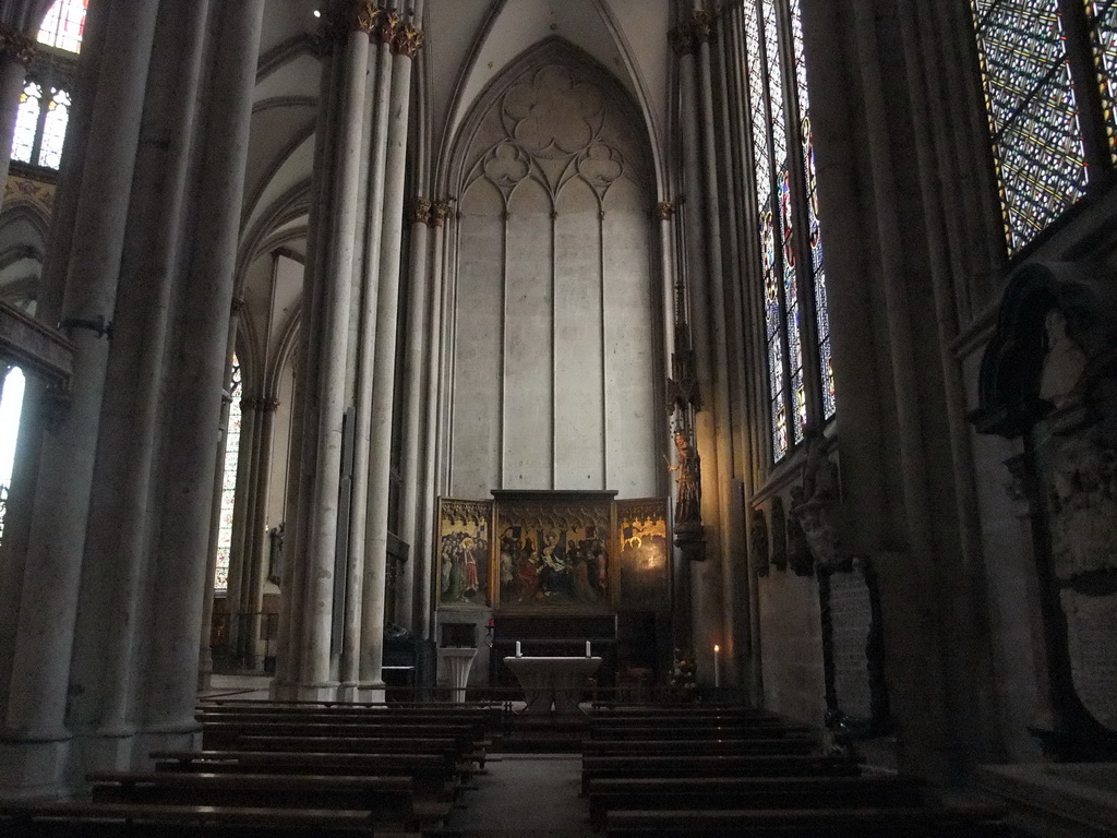 Altar at the right side of the Cologne Cathedral