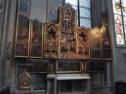 The St. Agilulfus altar-piece at the right transept of the Cologne Cathedral