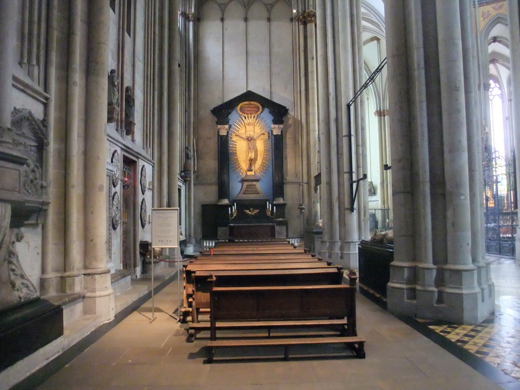 The Gero Crucifix in the Chapel of the Cross at the left side of the Cologne Cathedral