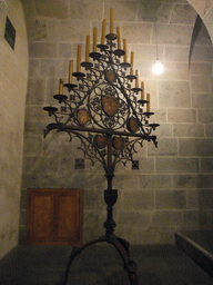 Chandeleer in the vaults of the Cologne Cathedral