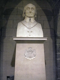 Bust of Clemens August of Bavaria in the vaults of the Cologne Cathedral
